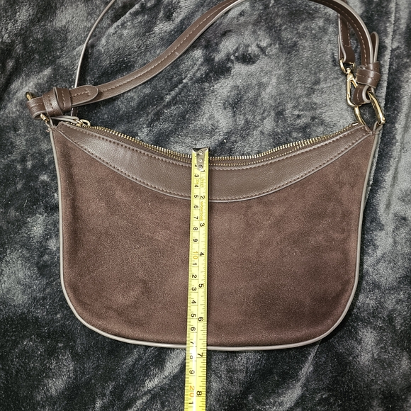 H&M Brown Suede Crossbody Bag - Picture 5 of 11